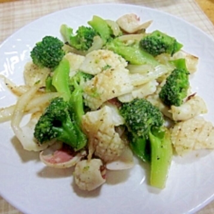 ブロッコリーとイカのガーリックバター炒め レシピ 作り方 By アルプスの乙女 楽天レシピ